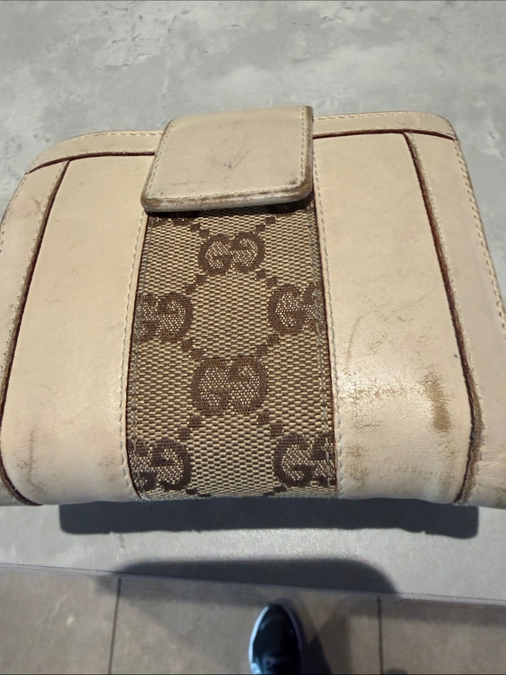 Gucci Vintage Monogram Large Card Holder Wallet 100% Authentic With Gucci Box! - Picture 3 of 6